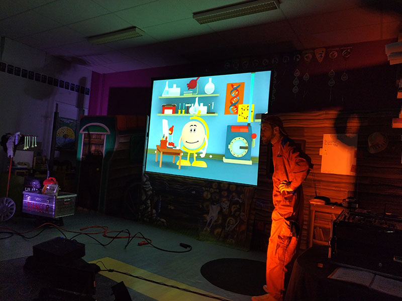First slide