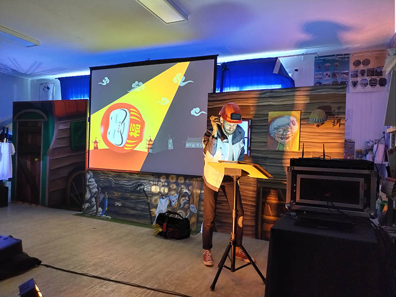 First slide